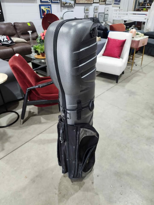 Bag Boy Hard Sided Wheeled Carbon Fiber Travel Golf Bag