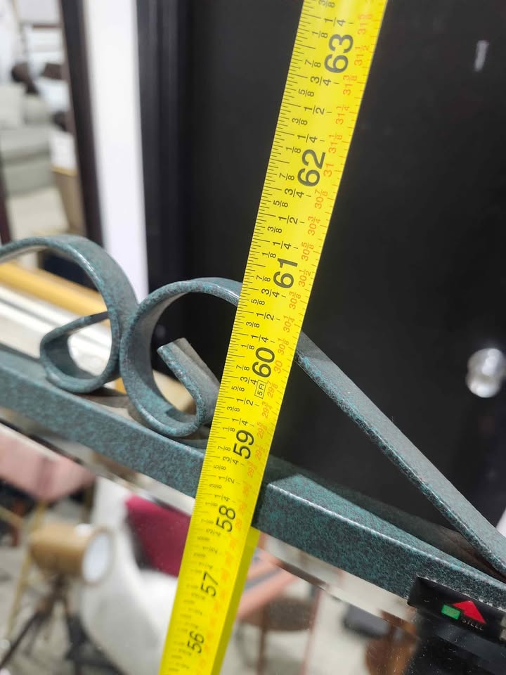 Steel Framed Full Length Standing Mirror