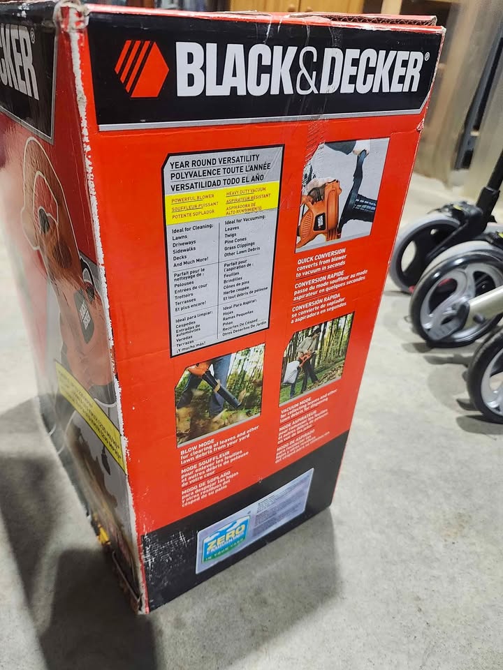 Black & Decker Corded 3-in-1 230mph Blower/Vac/Mulcher