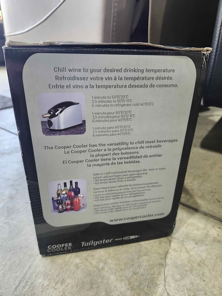 New! Tailgater Rapid Beverage Cooler