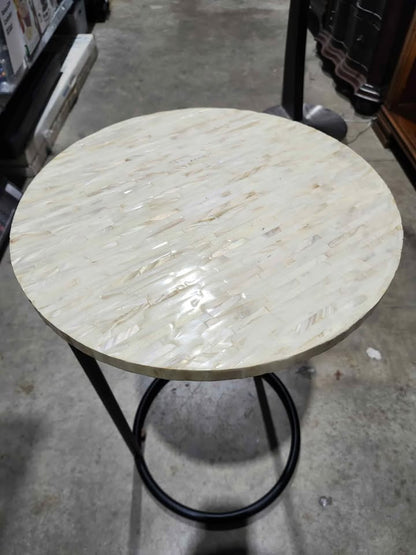 Pier 1 Imports - Mother-of-Pearl Round C-Table