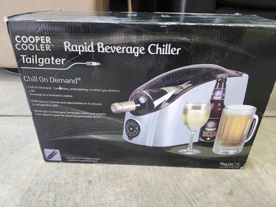 New! Tailgater Rapid Beverage Cooler