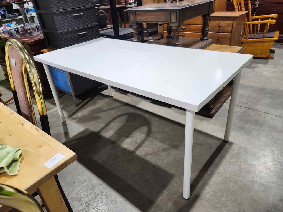 Ikea LAGKAPTEN Large Dining Table/Desk - White
