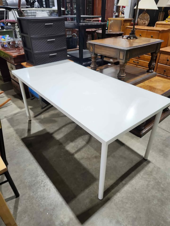 Ikea LAGKAPTEN Large Dining Table/Desk - White