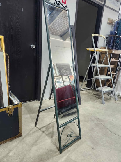 Steel Framed Full Length Standing Mirror