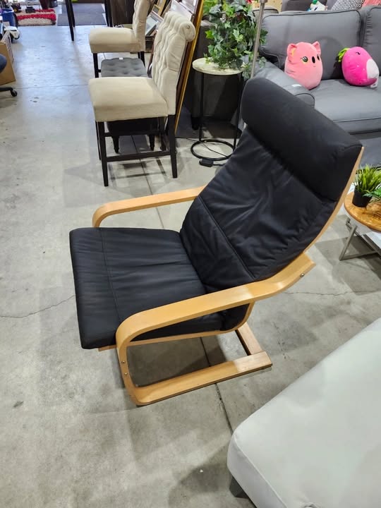 IKEA POANG Wing Chair - Black