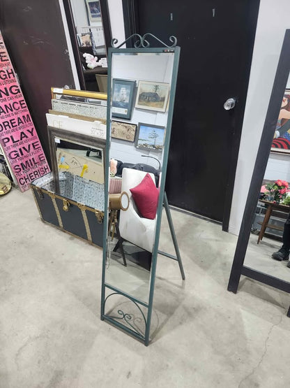 Steel Framed Full Length Standing Mirror