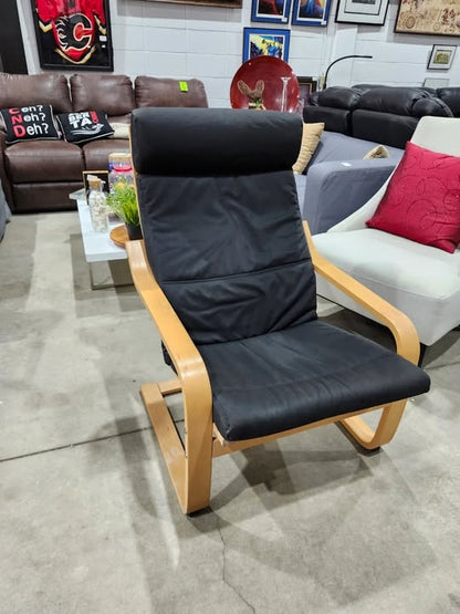 IKEA POANG Wing Chair - Black