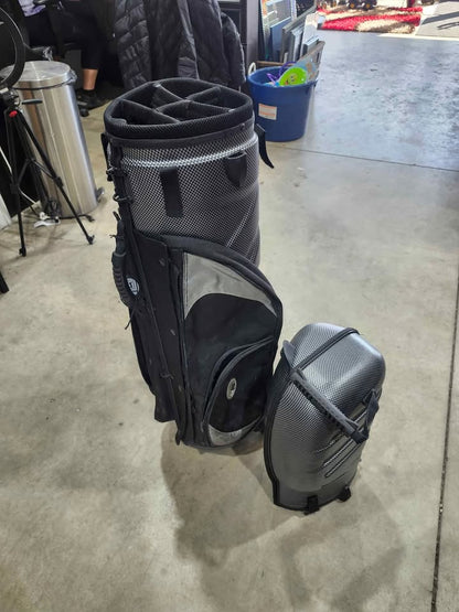 Bag Boy Hard Sided Wheeled Carbon Fiber Travel Golf Bag
