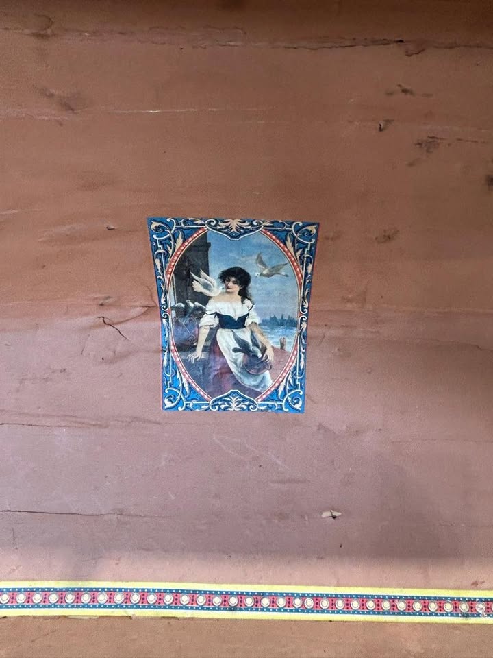 Antique Dome Top Storage Trunk