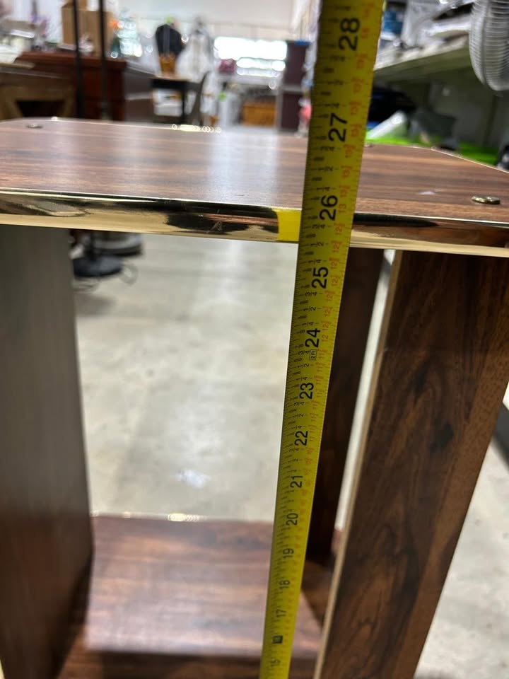 Side/End Table - Golden accents