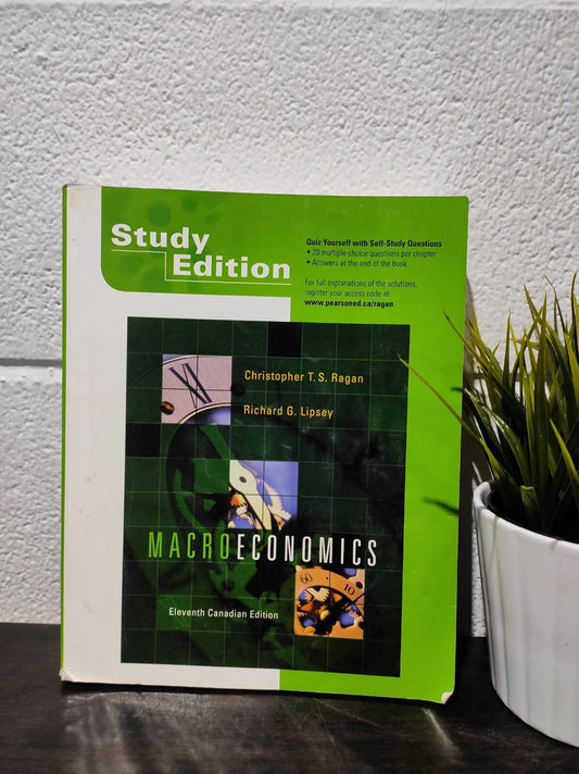 Macroeconomics by Ragan, Lipsey, Richard G. & Zuzana | Study (11th )Edition
