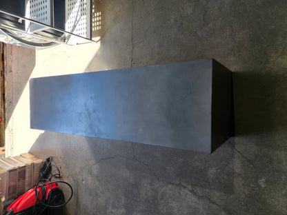 Modern Grey Solid Concrete Bench