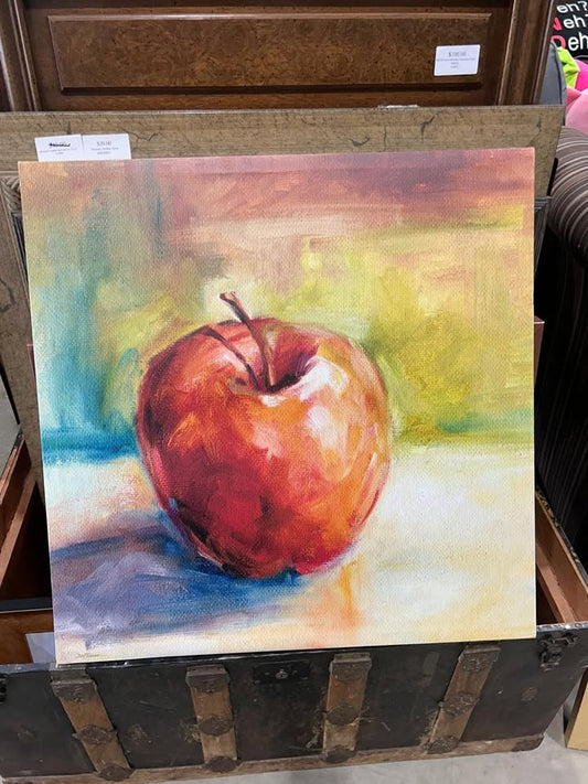 Red Apple Canvas Wall Art