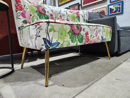 HULALA HOME Coraline Floral Upholstered Loveseat