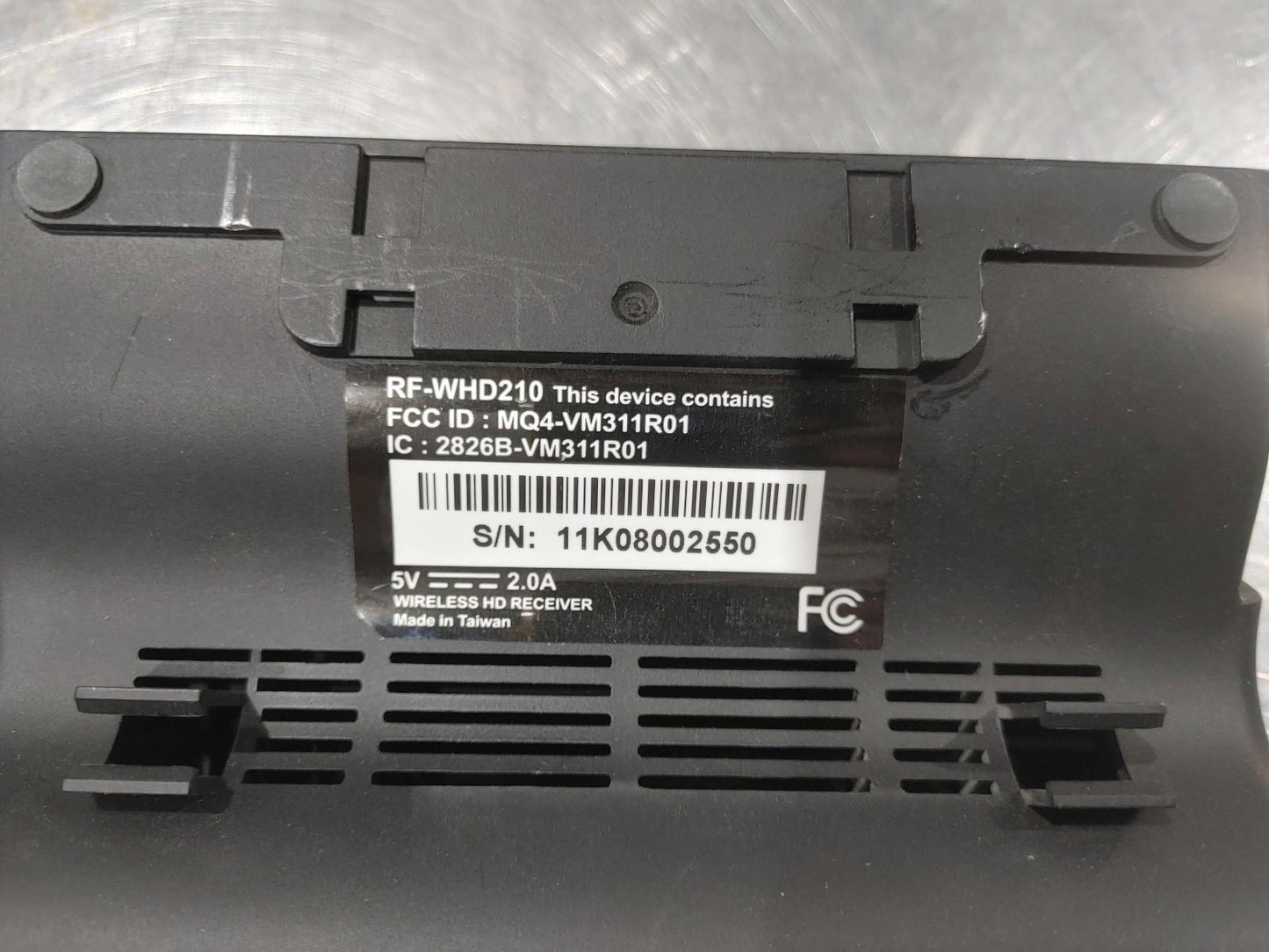 Good Condition RocketFish HDMI Wireless Receiver RF-WHD210 Black Untested No PSU
