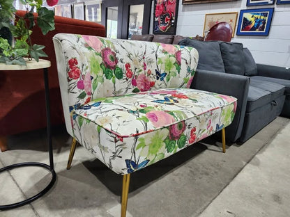 HULALA HOME Coraline Floral Upholstered Loveseat