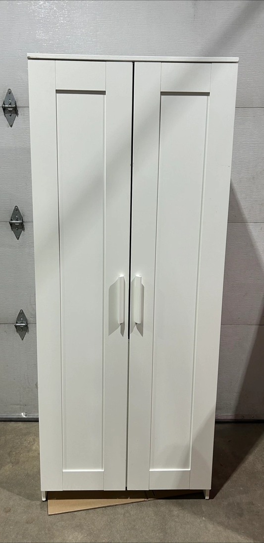White Wardrobe Armoire Closet