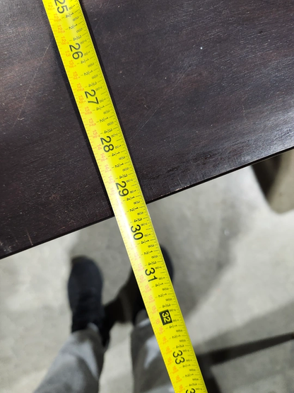 Dark Brown Square Pub Table