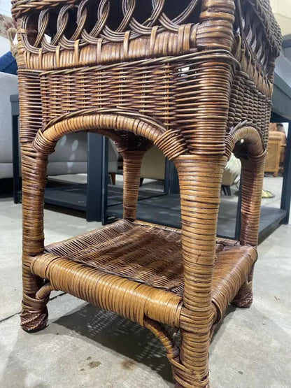 Small Wicker Table