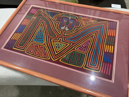 Framed Mola Artwork
