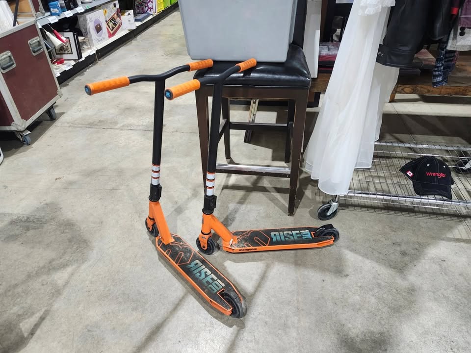 Two Mongoose Rise 100 Stunt Scooters - Orange