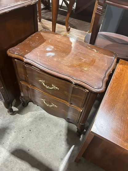 Vintage Wooden Dresser and Nightstand Set