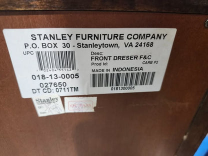 Stanley Furniture - Stunning Solid Wooden Double Dresser