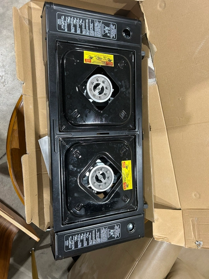 World Famous Double Burner Butane Stove