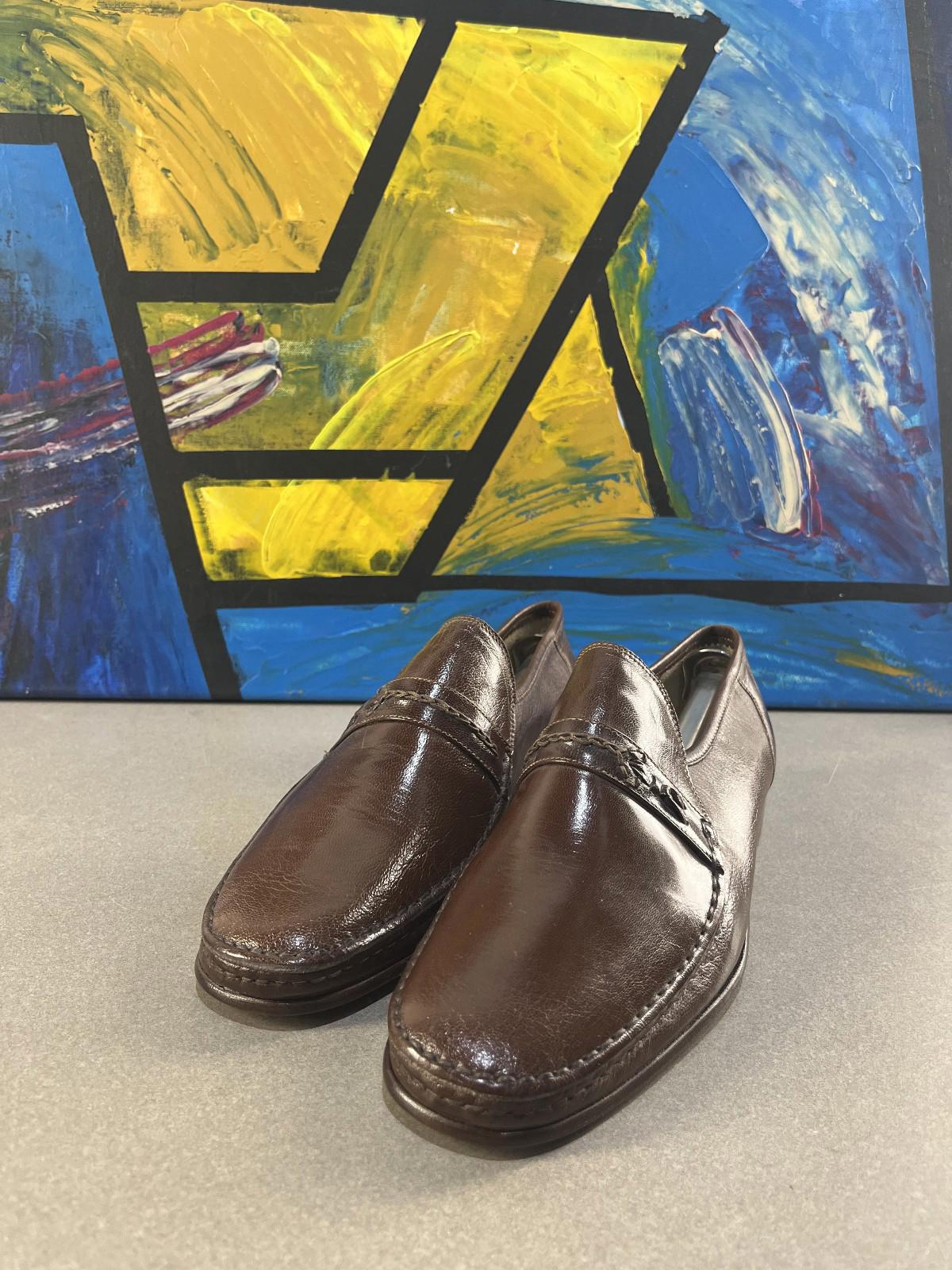Nuova Arux Men’s Leather Loafers (Handmade in Italy, Size US 11)