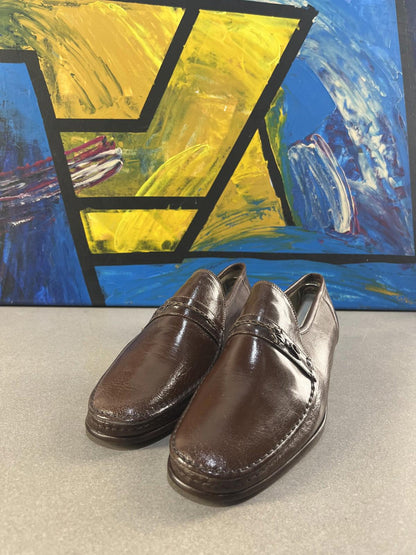 Nuova Arux Men’s Leather Loafers (Handmade in Italy, Size US 11)