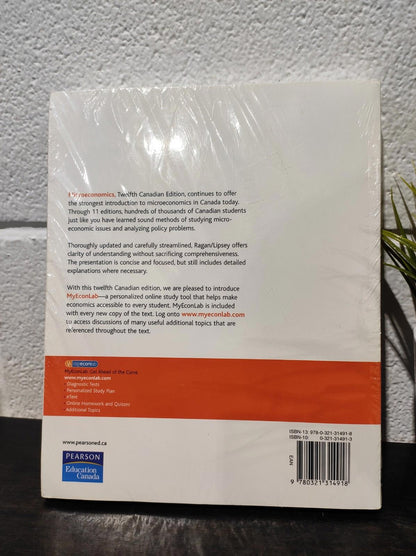 Microeconomics 12th Twelfth Canadian Edition - Ragan Lipsey Paperback