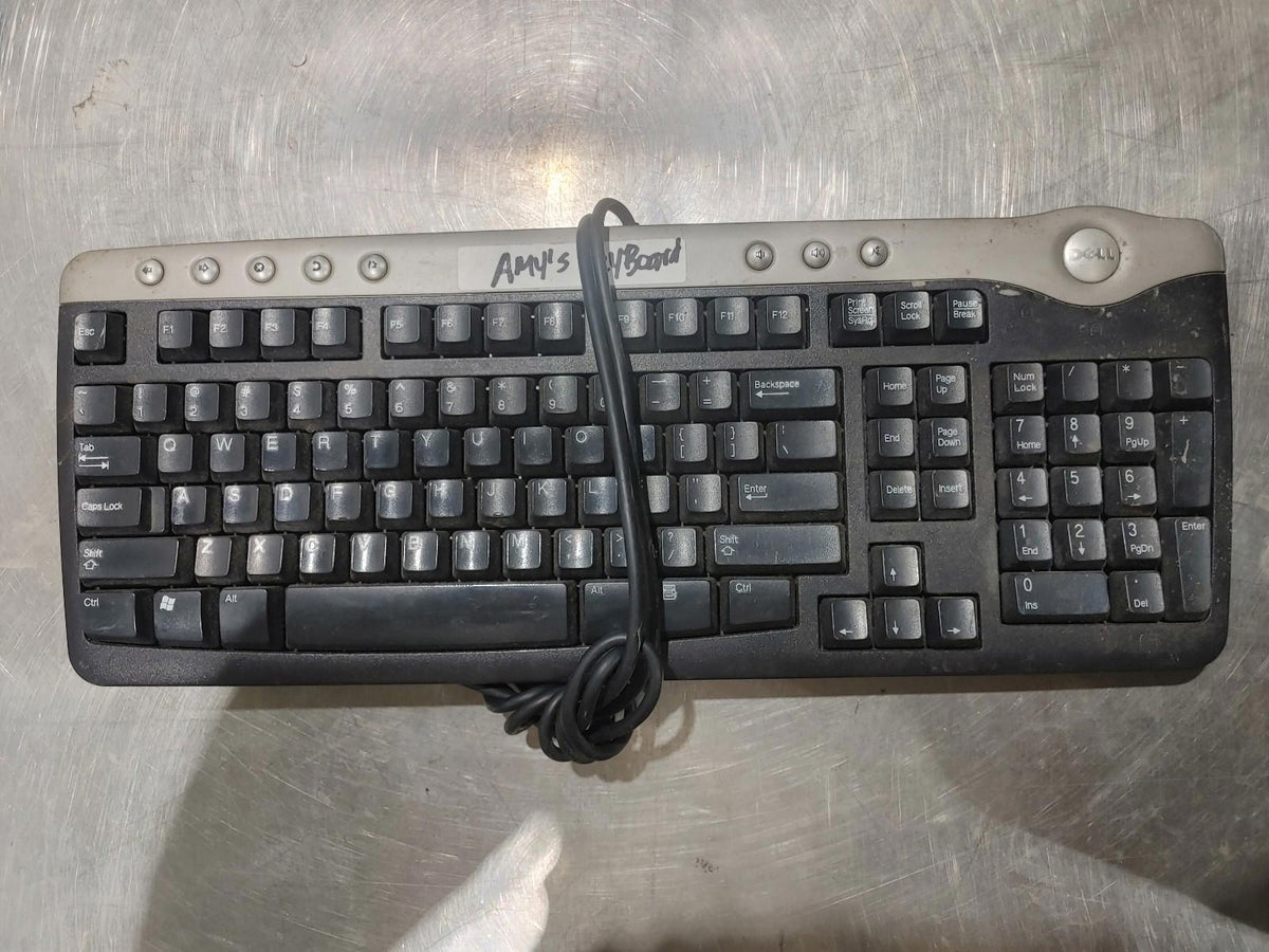 DELL Wired USB Keyboard Black/Silver - Fair