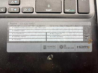 Acer Aspire E1-532-497 FOR PARTS