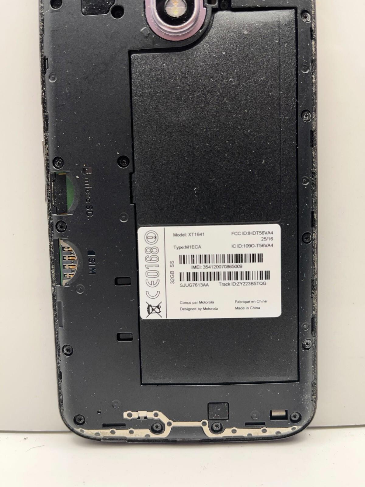 Motorola Moto G4 Plus XT1641 32GB Black FOR PARTS