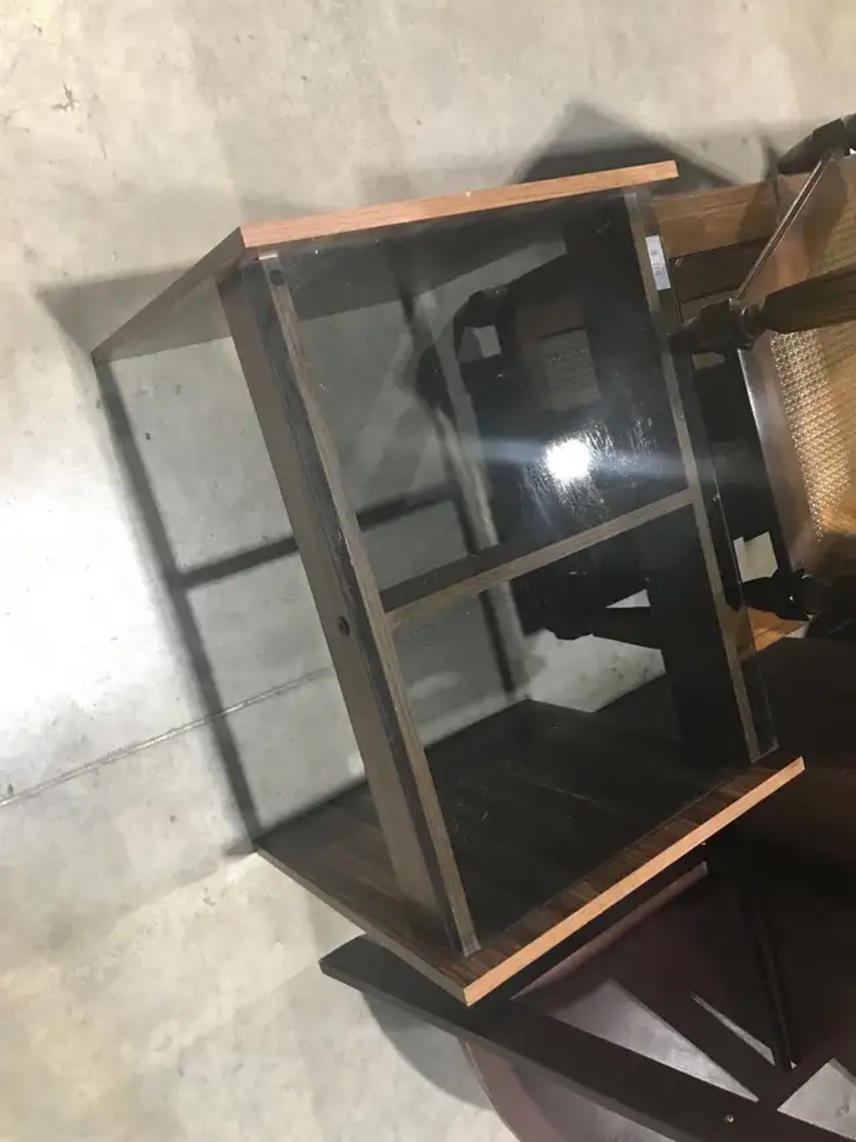 Glass Top End Table