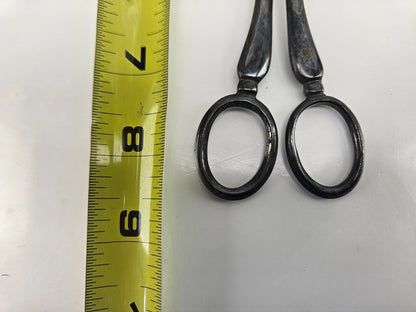Vintage Silver Plated Pastry/Dessert  Scissor Tongs