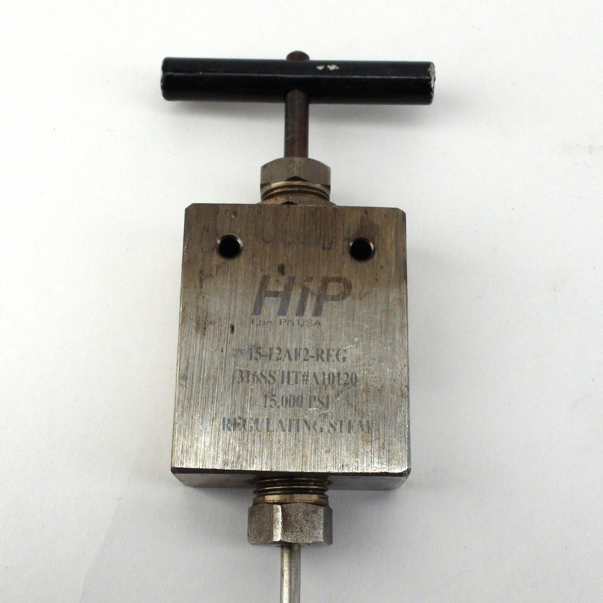 HiP 15-12AF2-REG Taper Seal Valve Fitting With Connector - 15 000 PSI - Used