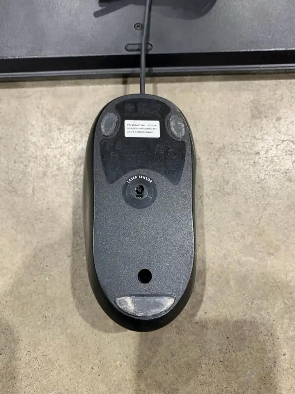 HP Mouse and Dell Keyboard