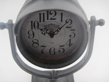 Theater Spotlight Table Clock
