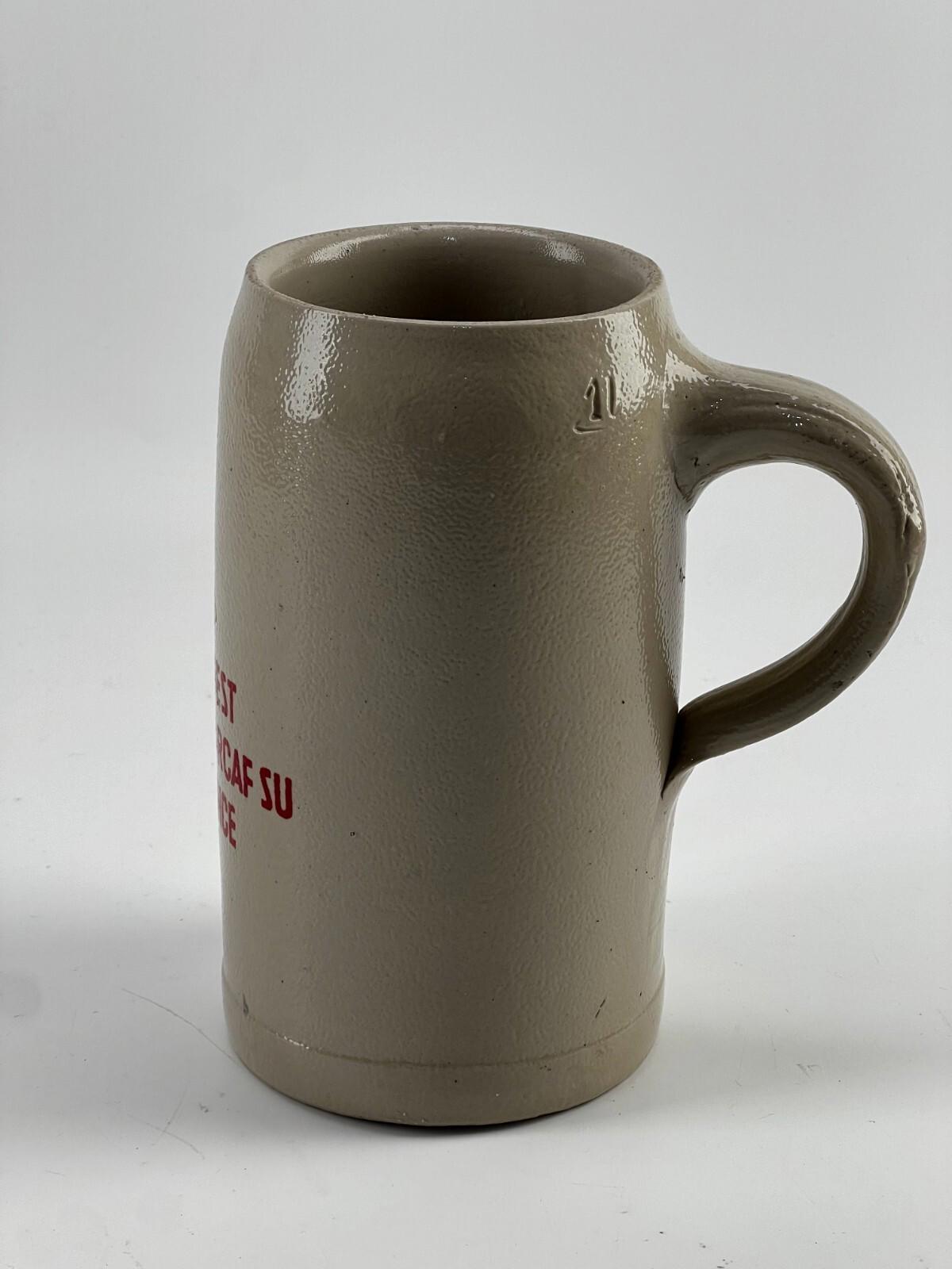 Vintage Parkbrau Rare RCAF Oktoberfest Stoneware Steins 1L