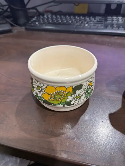 Floral Sugar and Creamer Set - Made In England By Sadler