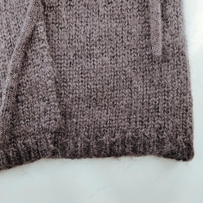 Noa Noa Purple Mohair Blend Wrap Cardigan Women's Size M
