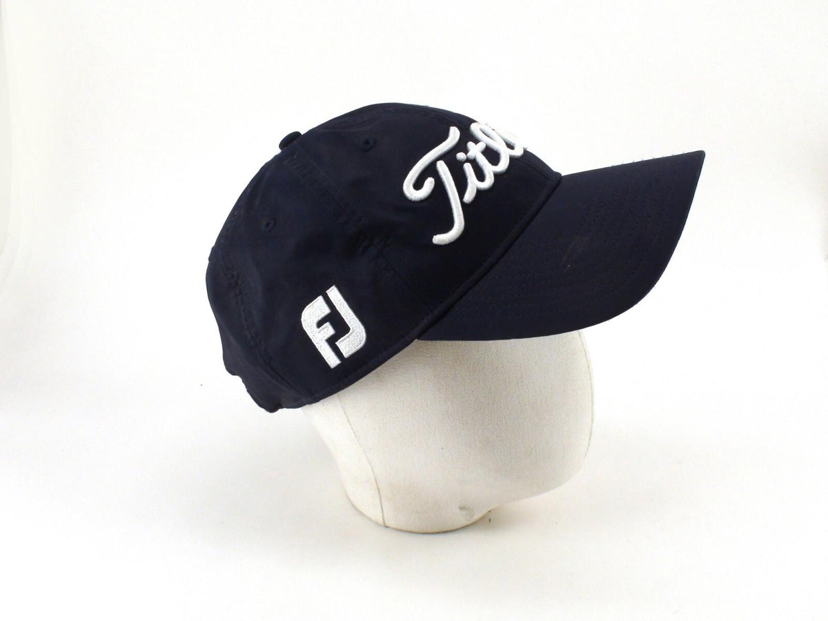 Titleist Tour Golf Cap, Hat - FJ, Pro V1, Gemini, Patch - Adjustable Navy Blue
