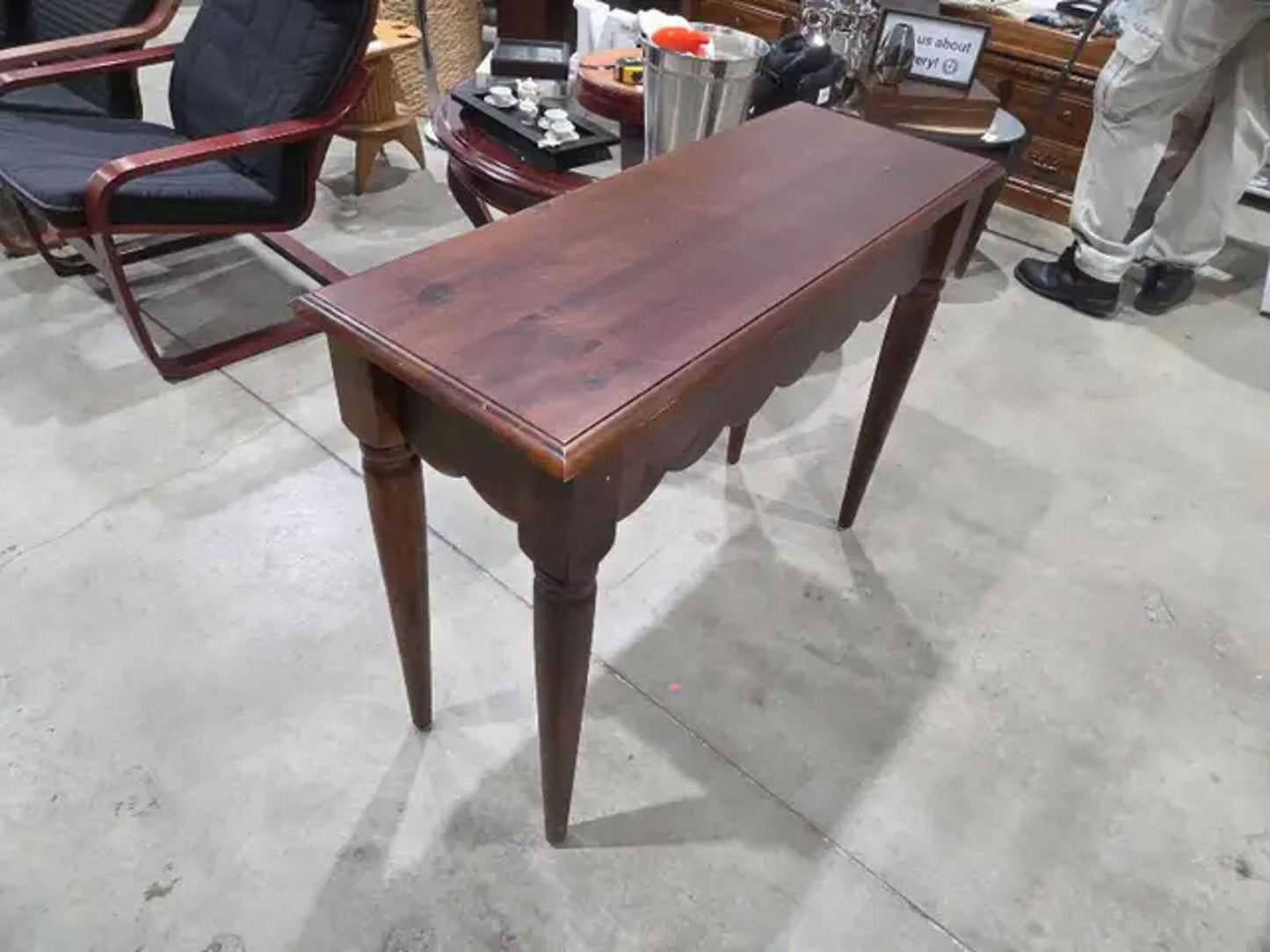 Wooden Console Table with Drawer