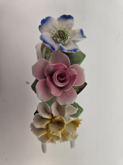 Royale Stratford Find Bone China Roses Flowers in a Wheel Barrow - England