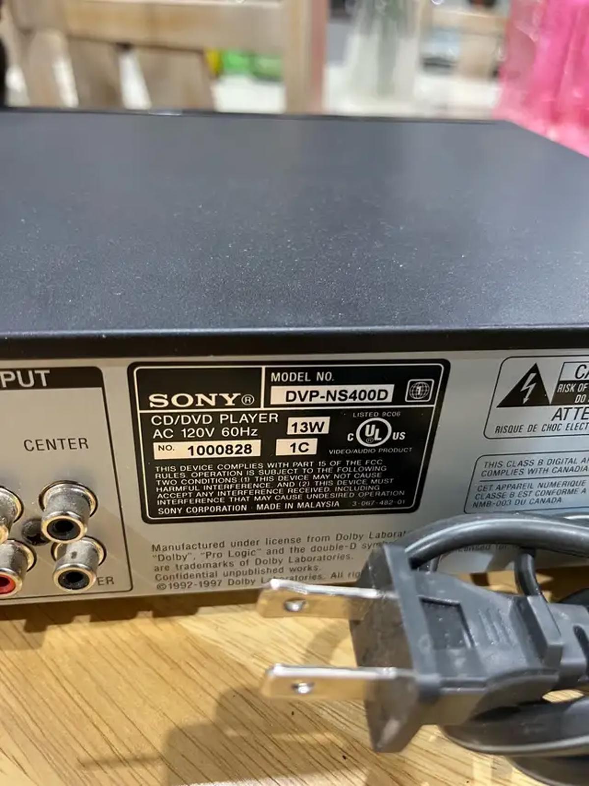 Lecteur DVD Sony