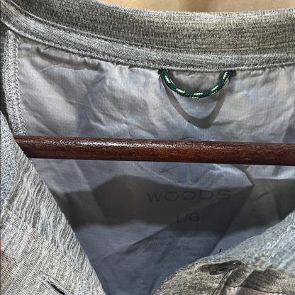 Woods Women’s Gray Sleeveless Top (Size L)