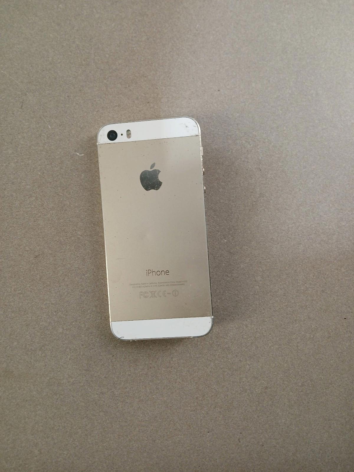 Apple iphone 5s Gold FOR PARTS ONLY AS IS