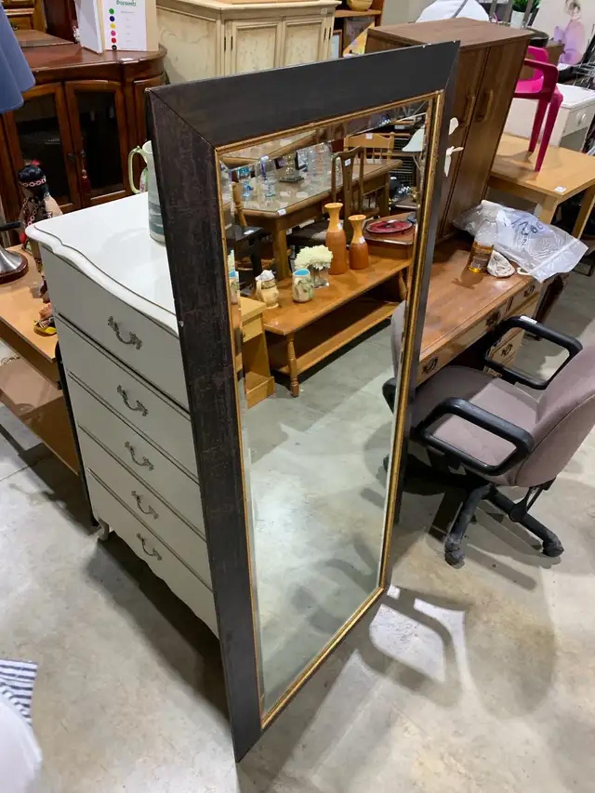 Large Framed Mirror